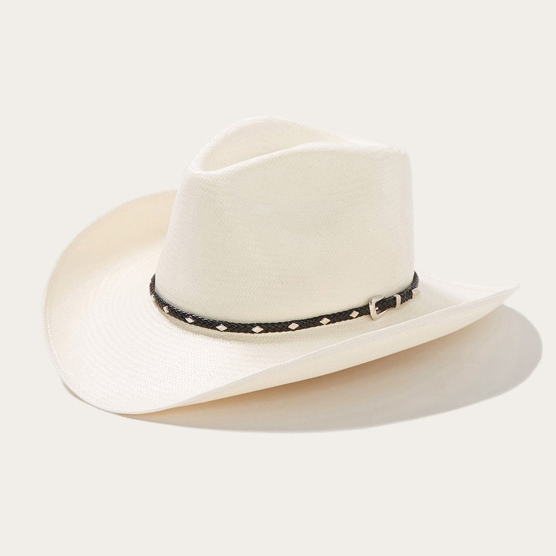 Men/Women Western Stetson Diamond Jim 8X Straw Cowboy Hat Natural