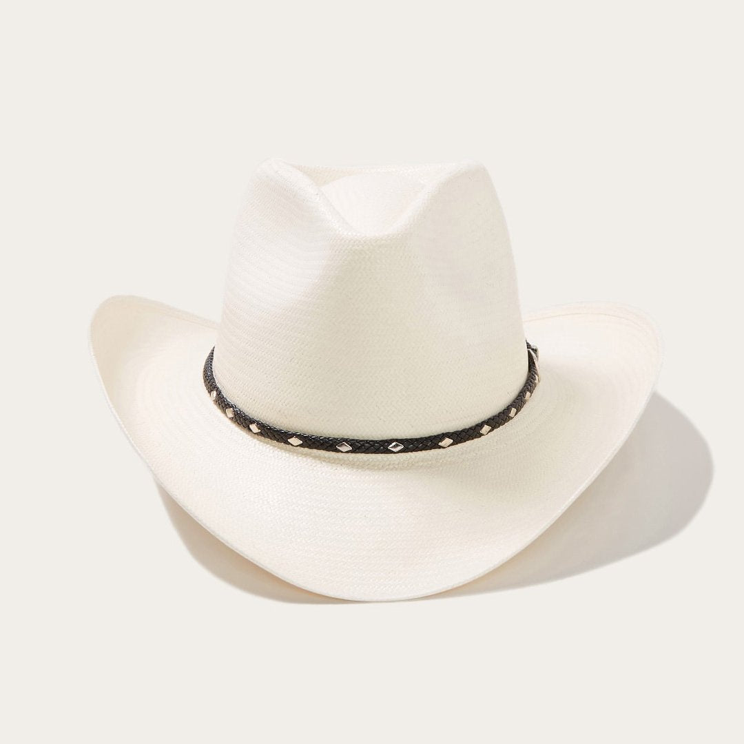 Men/Women Western Stetson Diamond Jim 8X Straw Cowboy Hat Natural