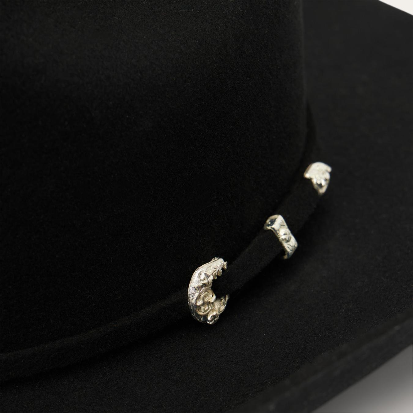 Men/Women Western Stetson Duncan 4X Cowboy Hat Black