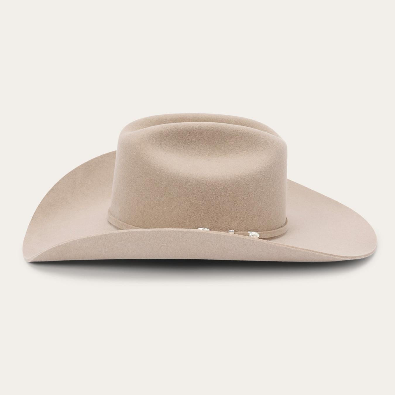 Men/Women Western Stetson Duncan 4X Cowboy Hat Silverbelly