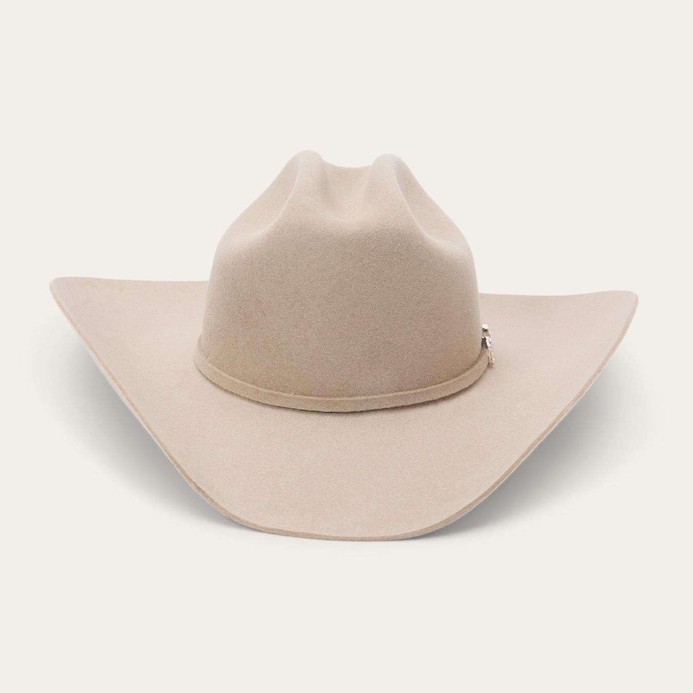 Men/Women Western Stetson Duncan 4X Cowboy Hat Silverbelly