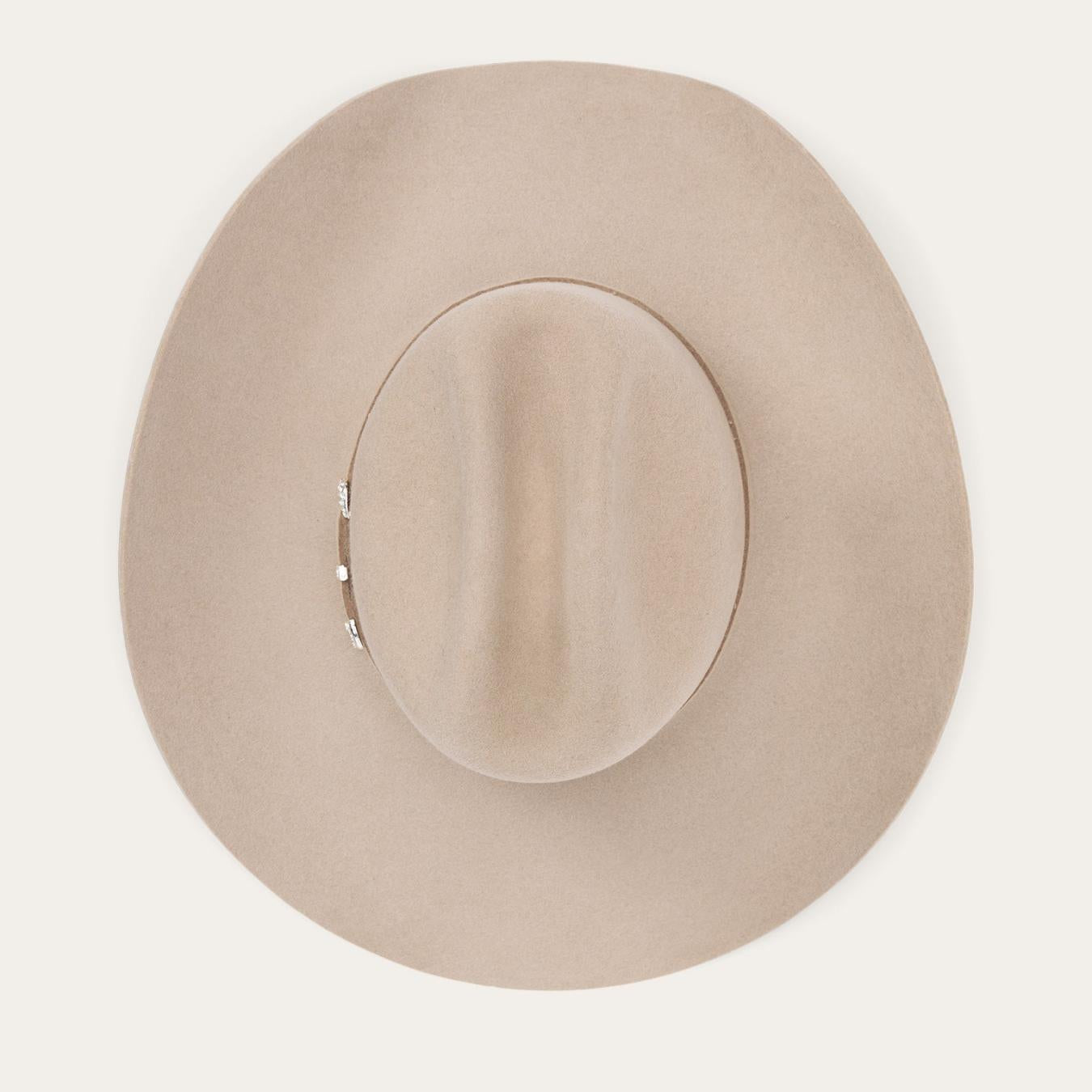 Men/Women Western Stetson Duncan 4X Cowboy Hat Silverbelly