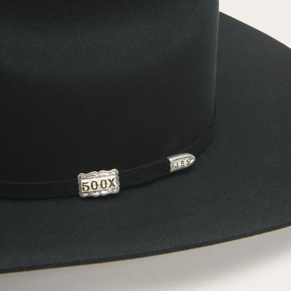 Men/Women Western Stetson El Amo 500X Premier Cowboy Hat Black
