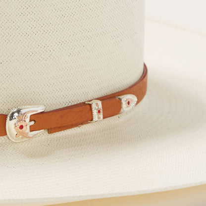 Men/Women Western Stetson El Noble 500X Straw Cowboy Hat Natural