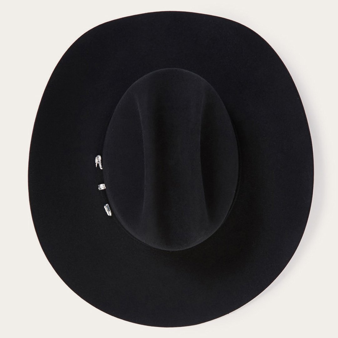 Men/Women Western Stetson El Patron 48 Premier 30X Cowboy Hat Black