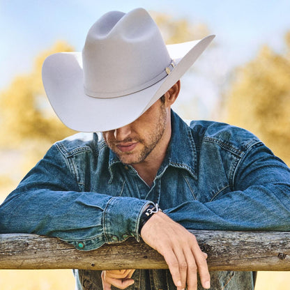 Men/Women Western Stetson El Presidente 100X Premier Cowboy Hat Black