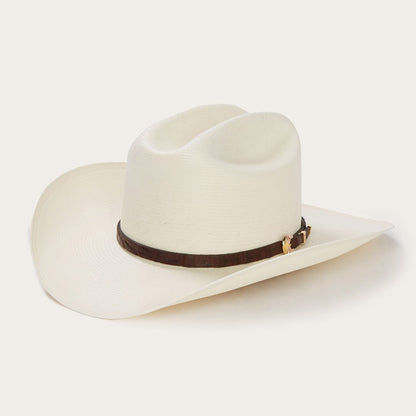 Men/Women Western Stetson Evilla De Oro 1000X Straw Cowboy Hat Natural