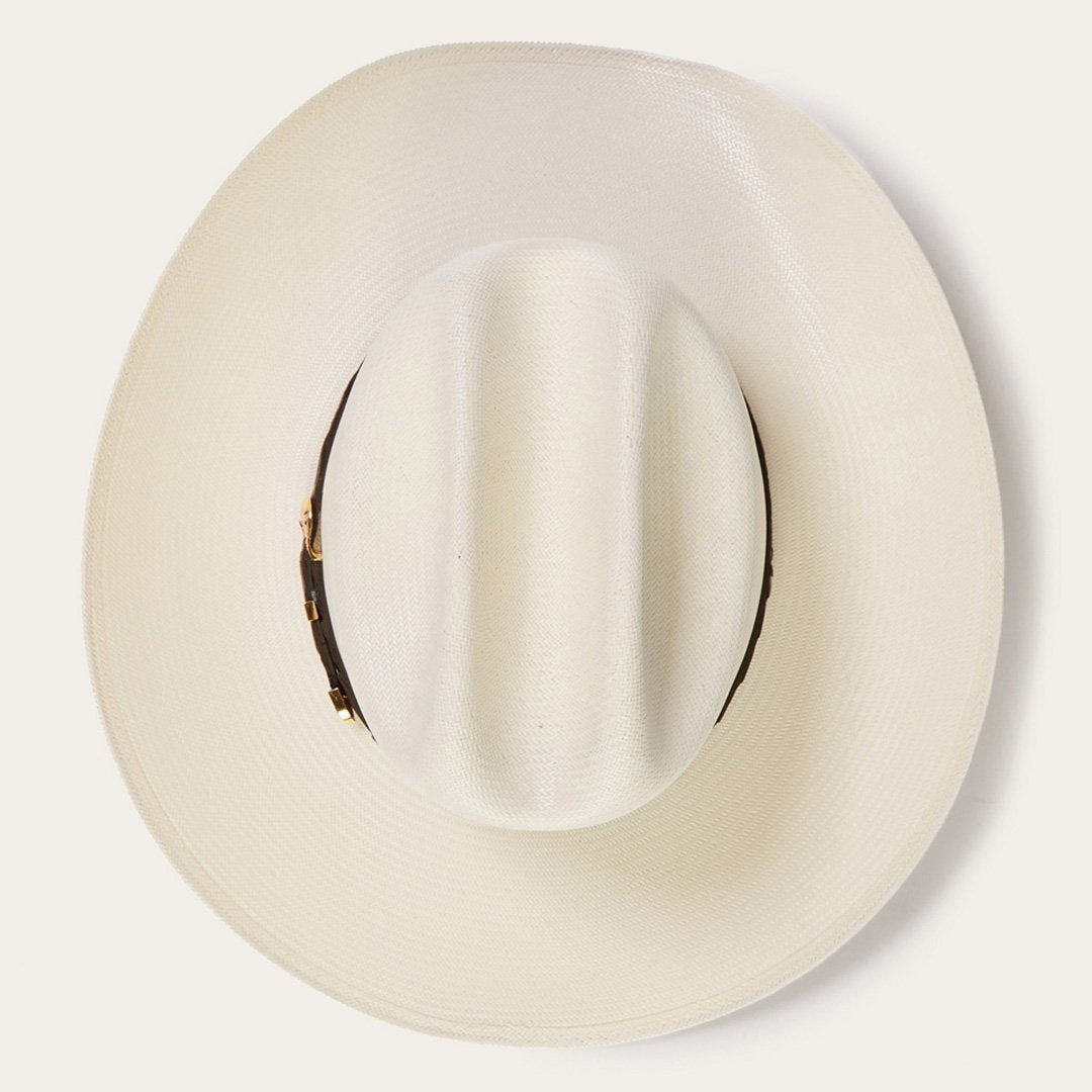 Men/Women Western Stetson Evilla De Oro 1000X Straw Cowboy Hat Natural