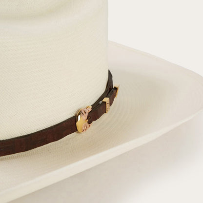 Men/Women Western Stetson Evilla De Oro 1000X Straw Cowboy Hat Natural