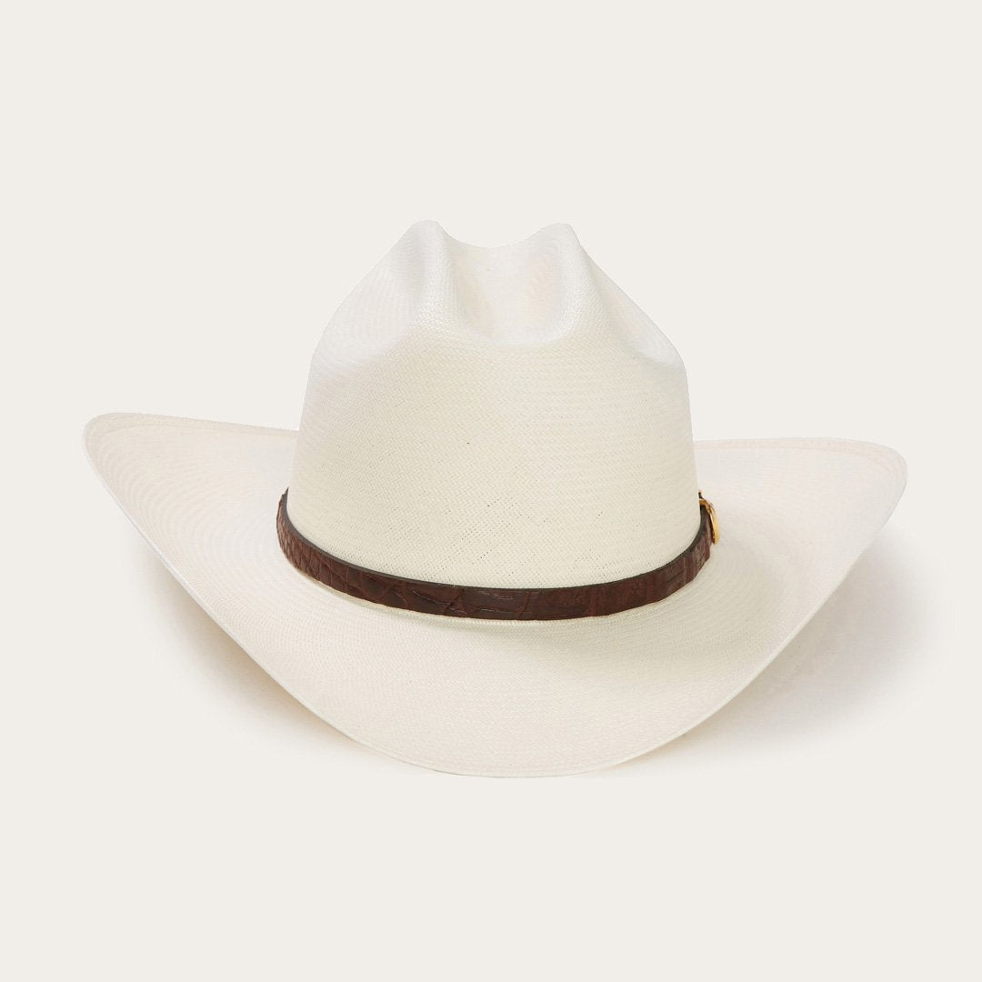Men/Women Western Stetson Evilla De Oro 1000X Straw Cowboy Hat Natural