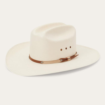 Men/Women Western Stetson Grant 10X Straw Cowboy Hat Natural