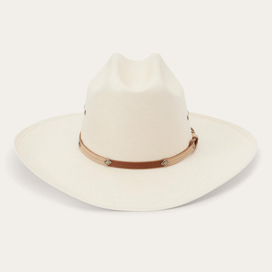 Men/Women Western Stetson Grant 10X Straw Cowboy Hat Natural