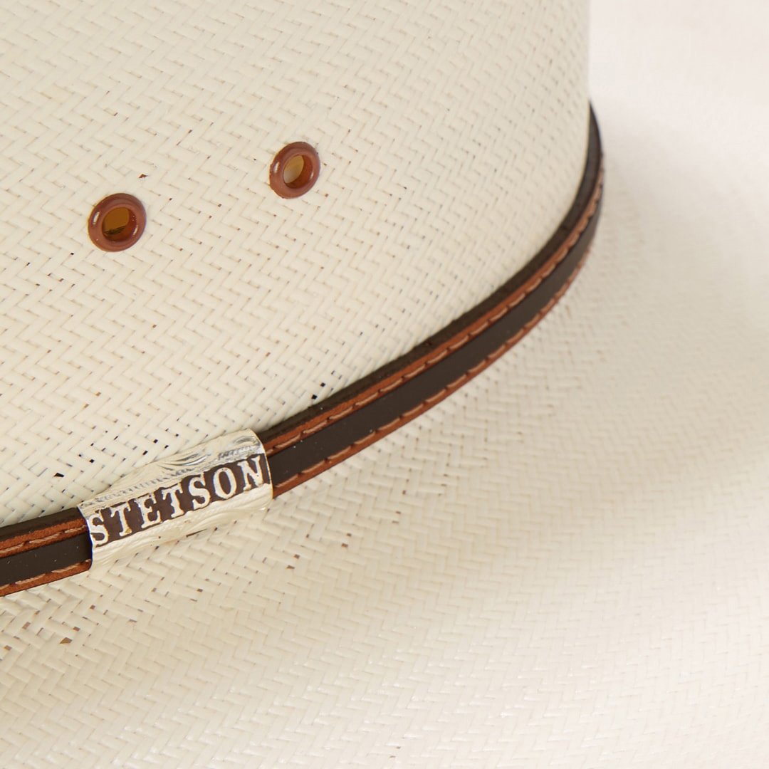 Men/Women Western Stetson Gunfighter 10X Cowboy Hat Natural
