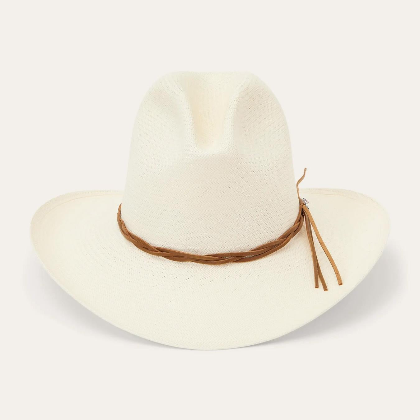Men/Women Western Stetson Gus 10X Straw Cowboy Hat Natural