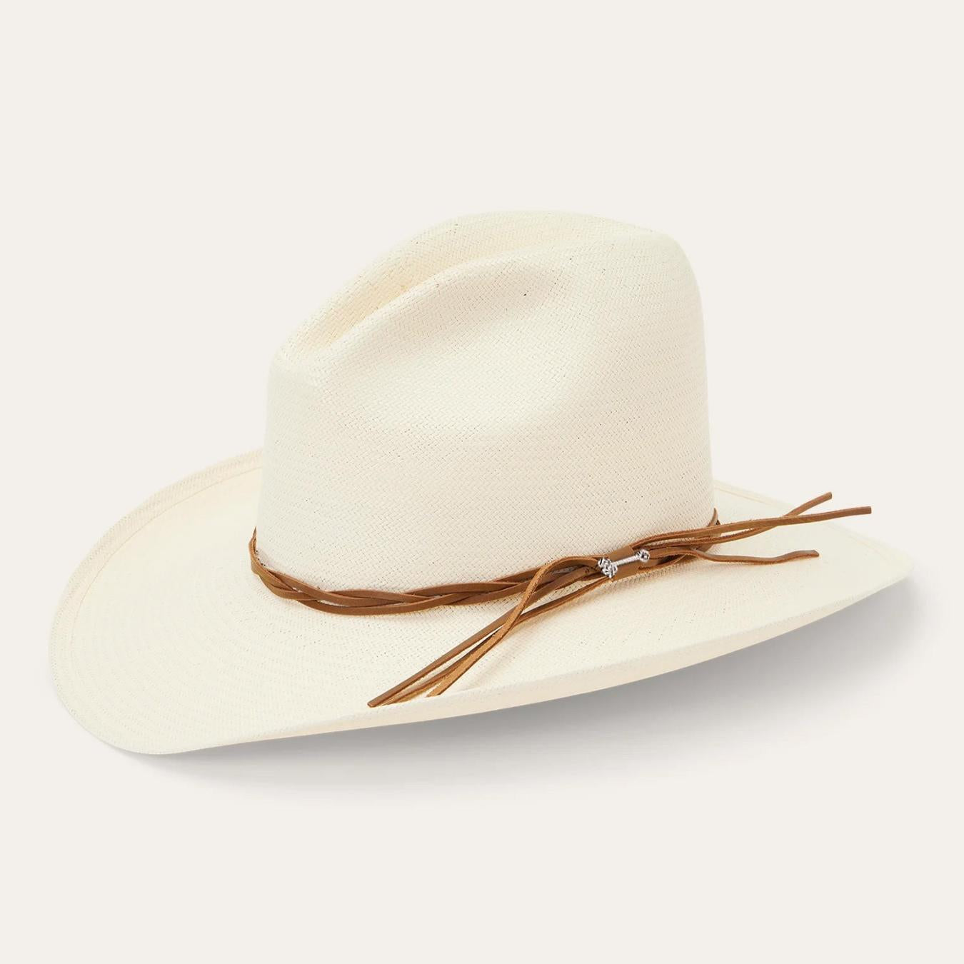 Men/Women Western Stetson Gus 10X Straw Cowboy Hat Natural