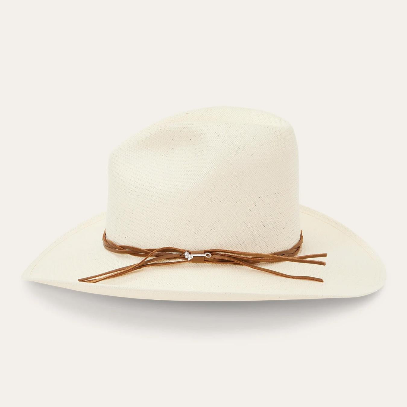 Men/Women Western Stetson Gus 10X Straw Cowboy Hat Natural