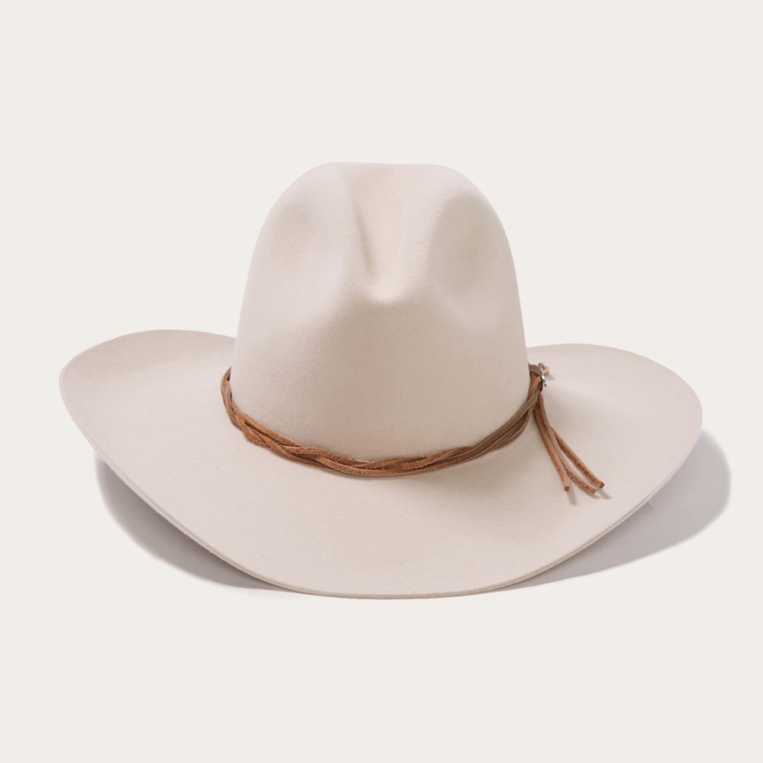 Men/Women Western Stetson Gus 6X Cowboy Hat Silverbelly