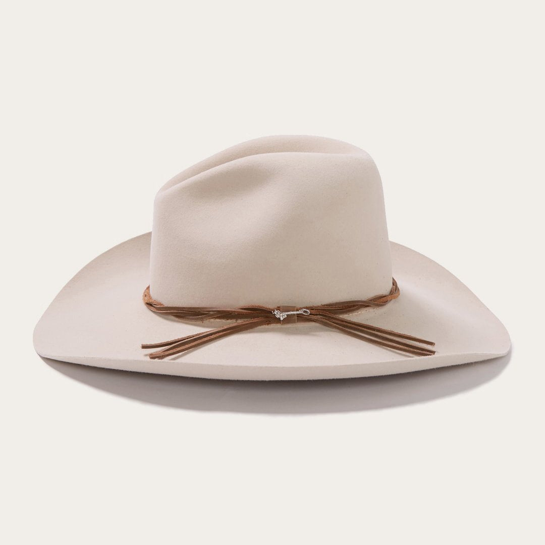 Men/Women Western Stetson Gus 6X Cowboy Hat Silverbelly