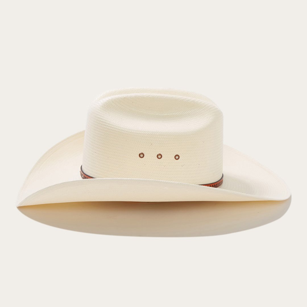 Men/Women Western Stetson Haywood 10X Straw Cowboy Hat Natural