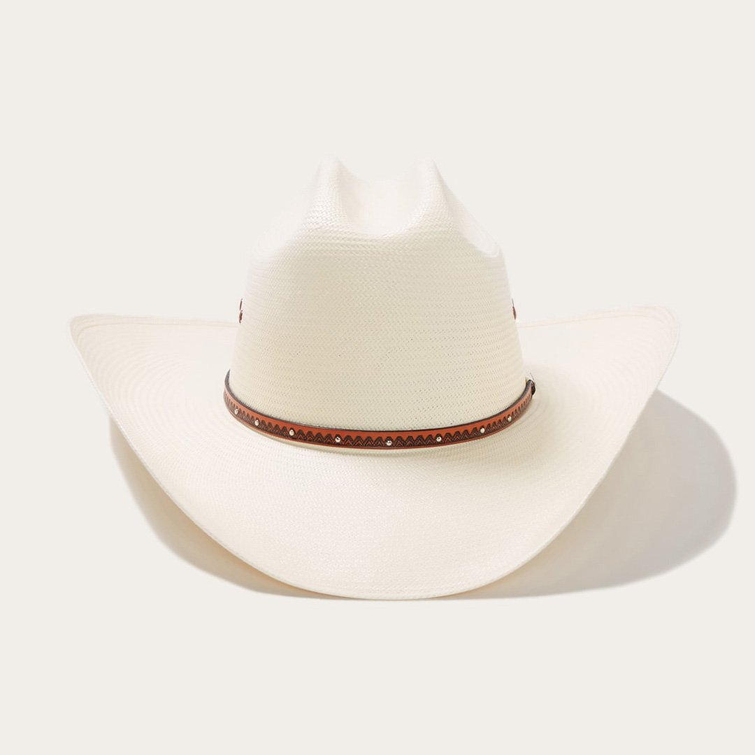 Men/Women Western Stetson Haywood 10X Straw Cowboy Hat Natural