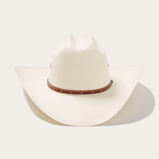 Men/Women Western Stetson Haywood 10X Straw Cowboy Hat Natural