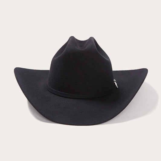 Men/Women Western Stetson Lariat 5X Cowboy Hat - 4 5/8" Crown Black
