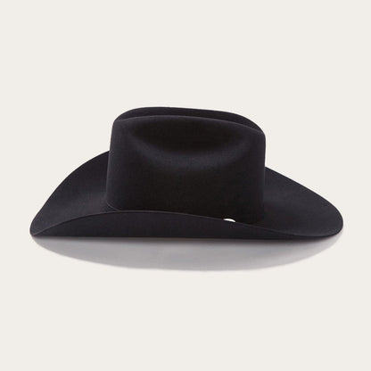 Men/Women Western Stetson Lariat 5X Cowboy Hat - 4 5/8" Crown Black