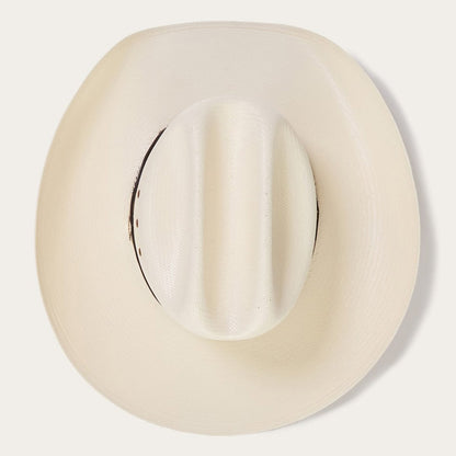 Men/Women Western Stetson Llano 10X Straw Cowboy Hat Natural
