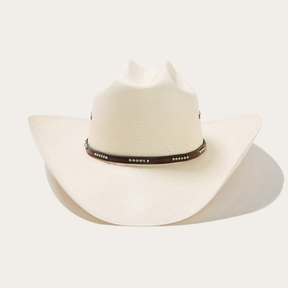 Men/Women Western Stetson Llano 10X Straw Cowboy Hat Natural