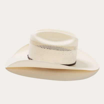 Men/Women Western Stetson Lobo 10X Straw Cowboy Hat Natural