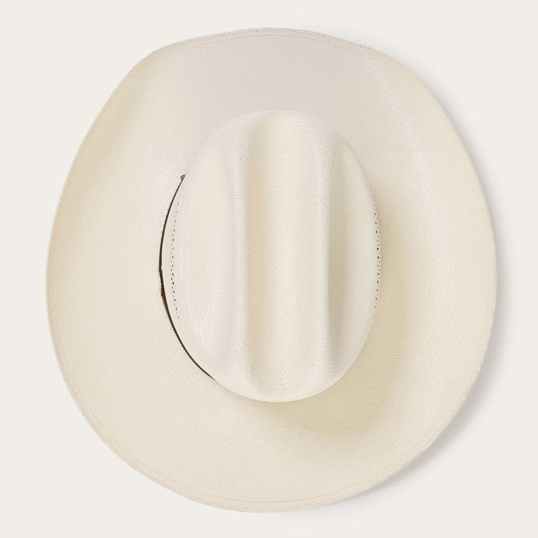 Men/Women Western Stetson Lobo 10X Straw Cowboy Hat Natural