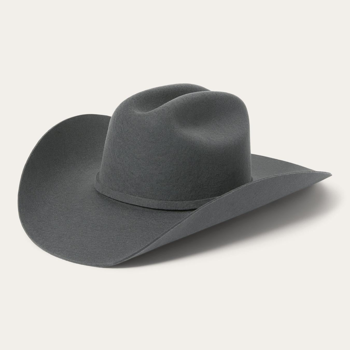 Men/Women Western Stetson Mason 4X Cowboy Hat Granite