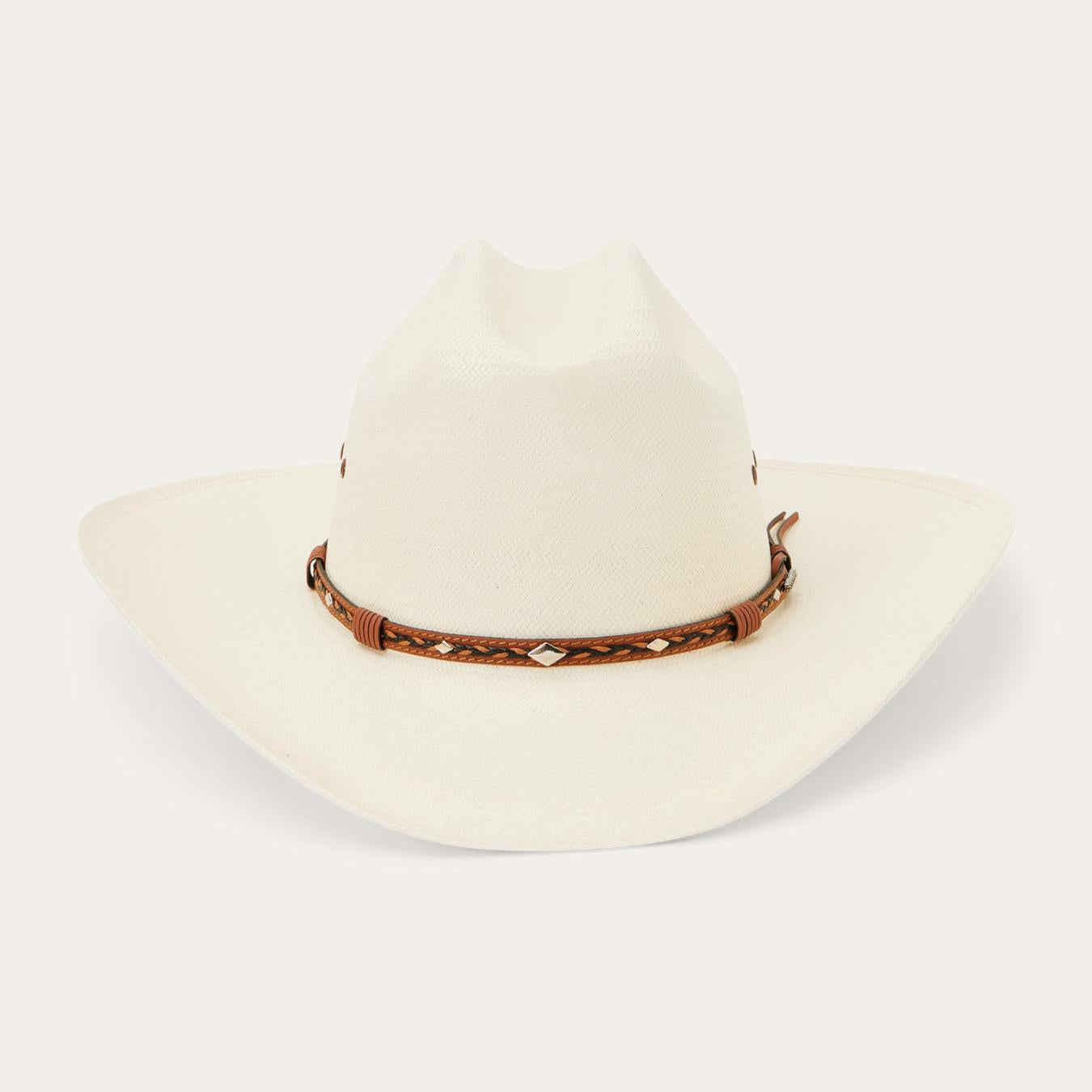 Men/Women Western Stetson Ocala 8X Straw Cowboy Hat Natural