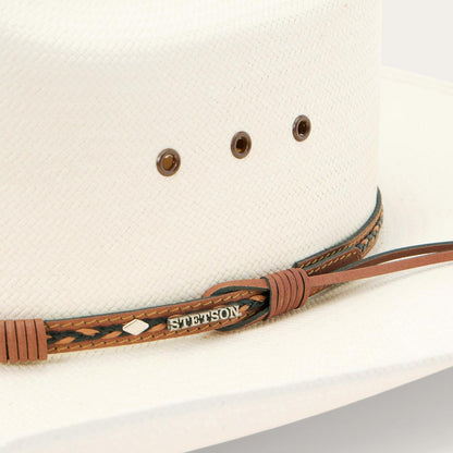Men/Women Western Stetson Ocala 8X Straw Cowboy Hat Natural