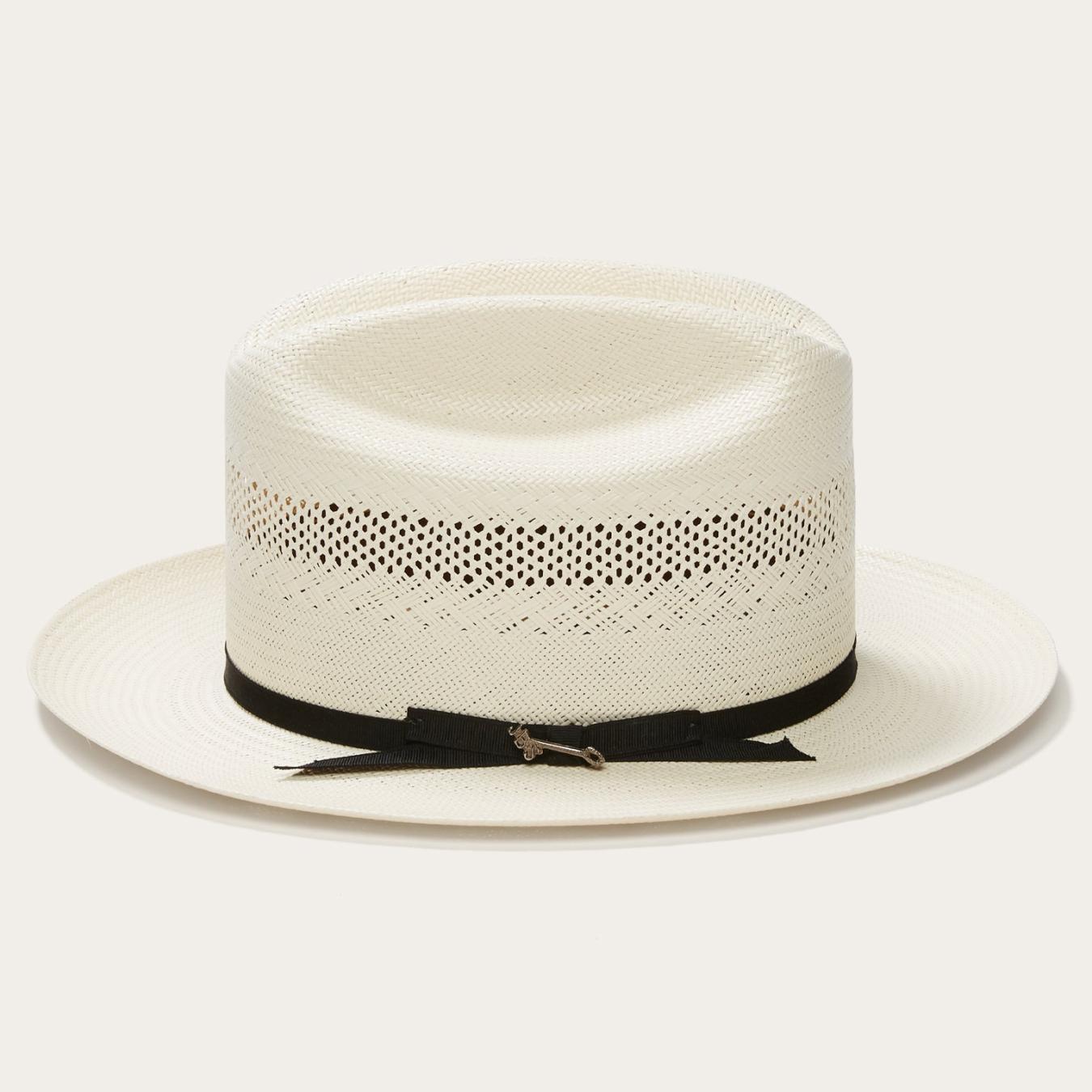 Men/Women Western Stetson Open Road 10X Straw Cowboy Hat Natural