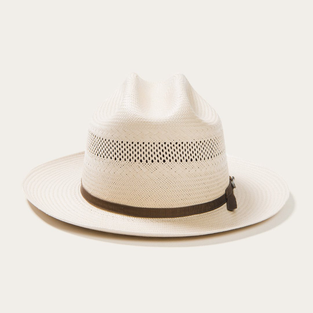 Men/Women Western Stetson Open Road 10X Straw Cowboy Hat Toasted