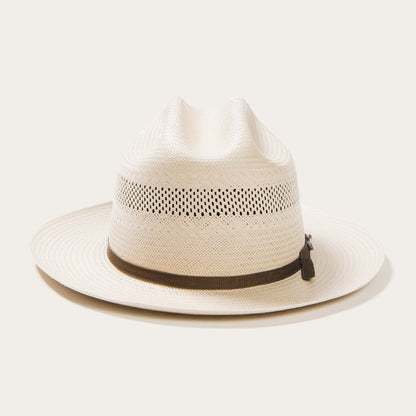 Men/Women Western Stetson Open Road 10X Straw Cowboy Hat Toasted