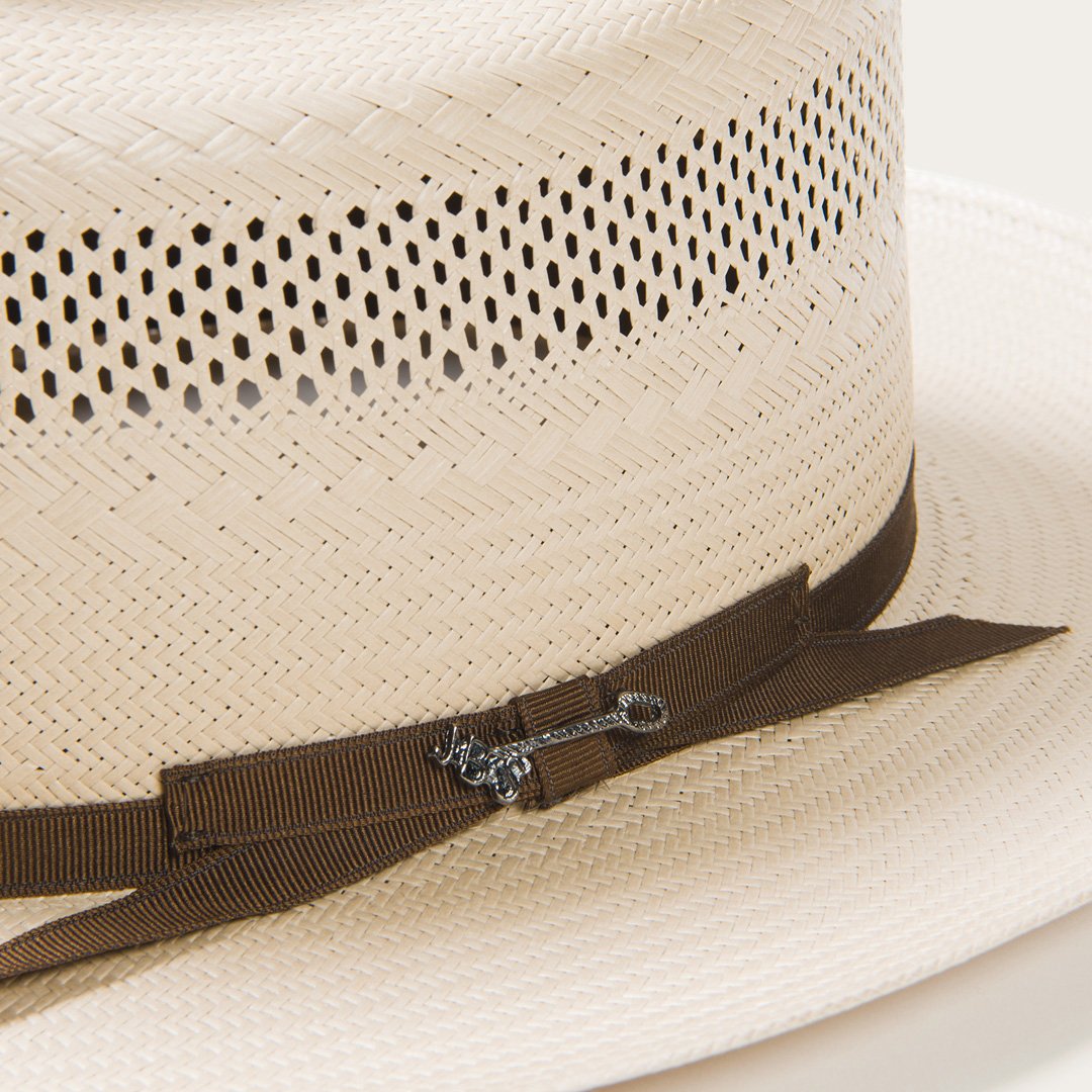 Men/Women Western Stetson Open Road 10X Straw Cowboy Hat Toasted