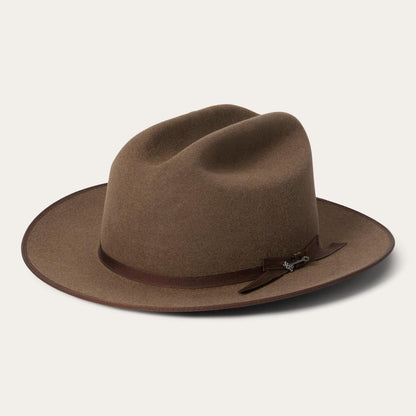 Men/Women Western Stetson Open Road 6X Cowboy Hat Brown Mix
