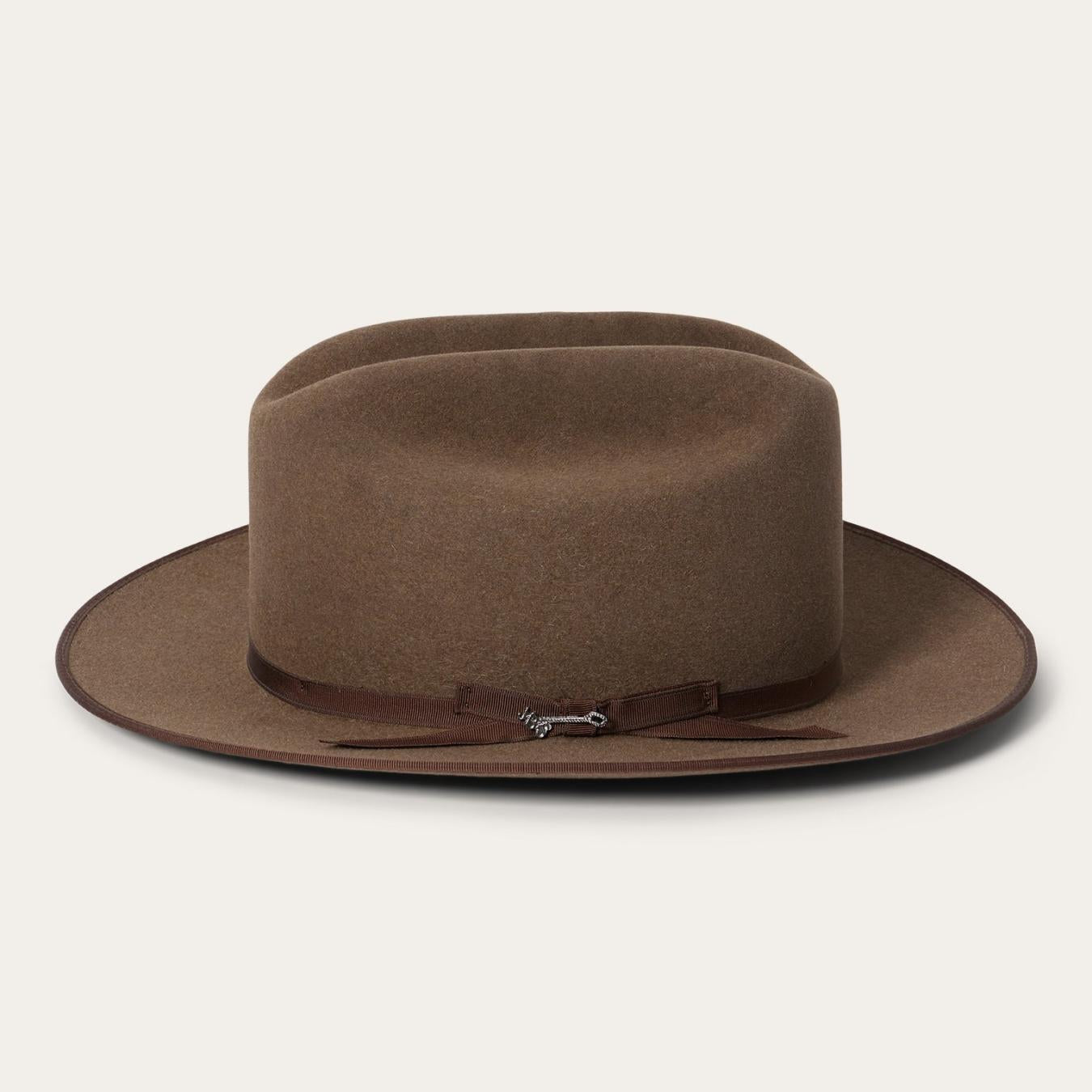 Men/Women Western Stetson Open Road 6X Cowboy Hat Brown Mix