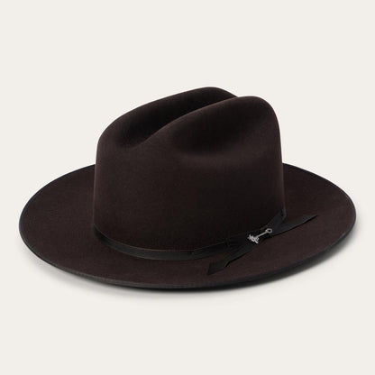 Men/Women Western Stetson Open Road 6X Cowboy Hat Chocolate