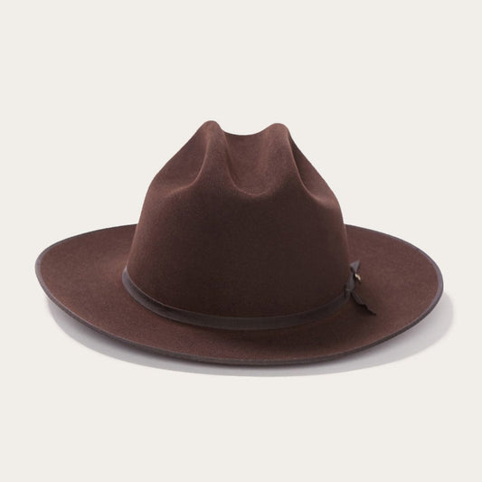 Men/Women Western Stetson Open Road 6X Cowboy Hat Chocolate