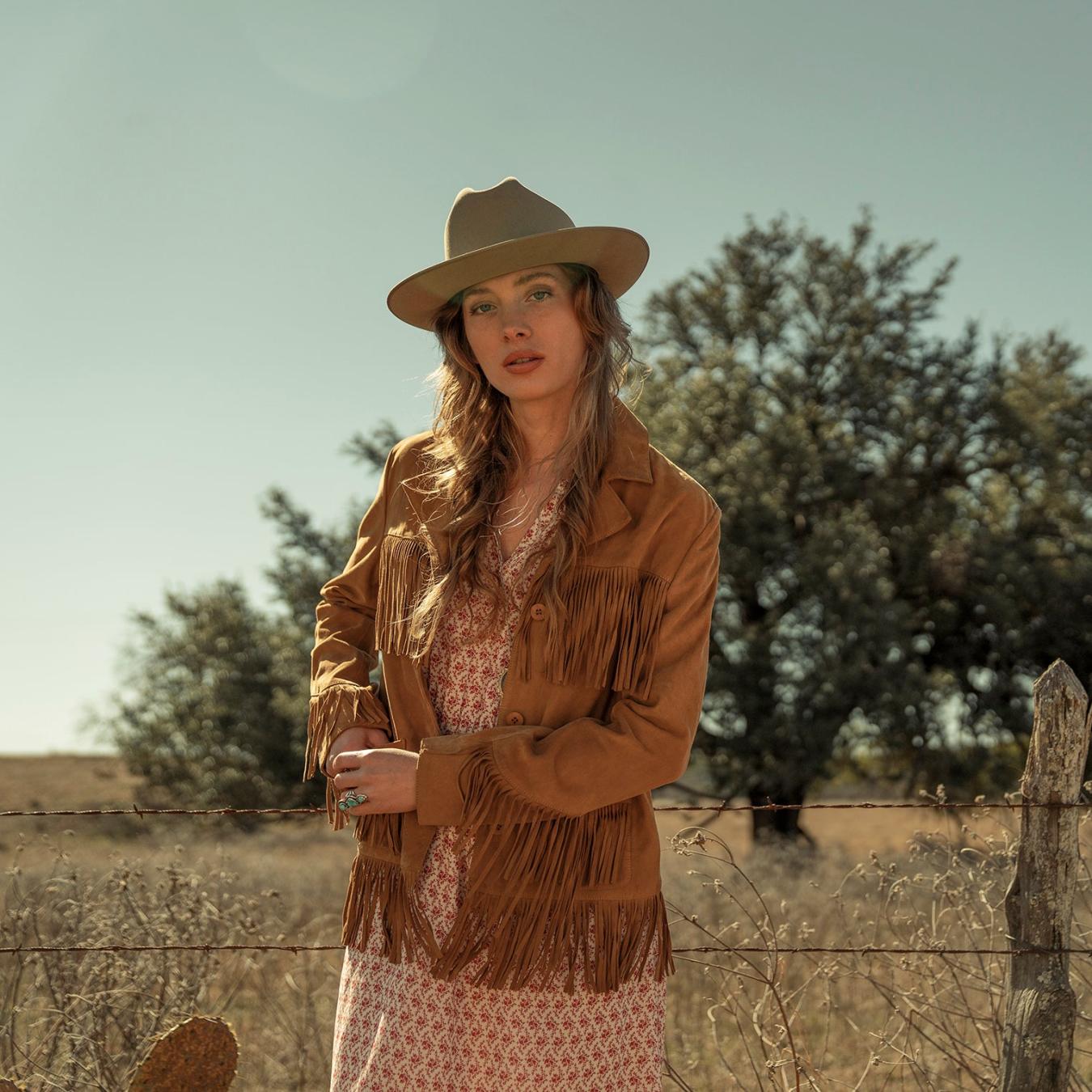 Men/Women Western Stetson Open Road 6X Cowboy Hat Fawn