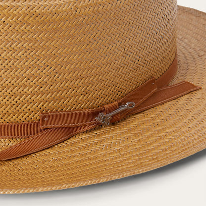 Men/Women Western Stetson Open Road Straw Hat Cognac