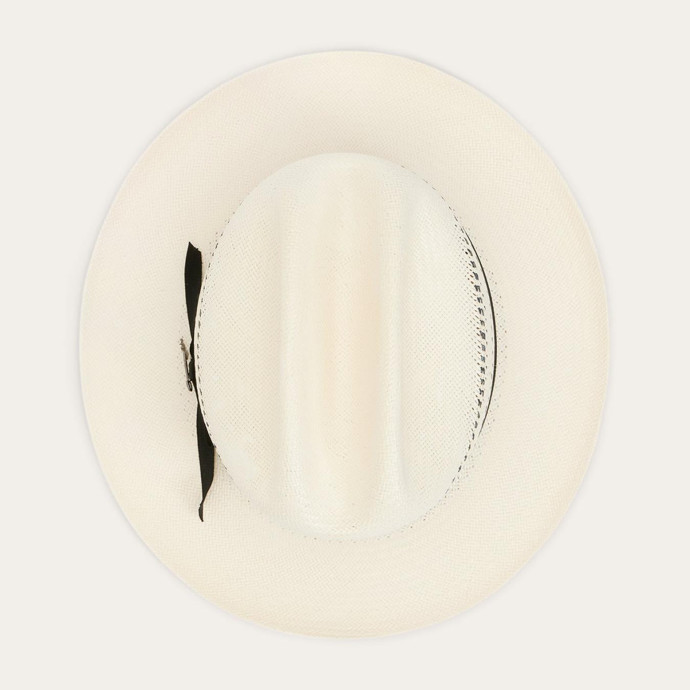 Men/Women Western Stetson Open Road Straw Hat Natural/black