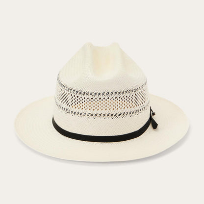 Men/Women Western Stetson Open Road Straw Hat Natural/black