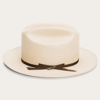 Men/Women Western Stetson Open Road Straw Hat Silverbelly