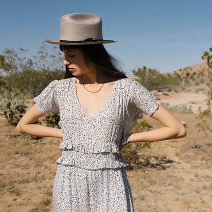 Men/Women Western Stetson Open Road Straw Hat Taupe