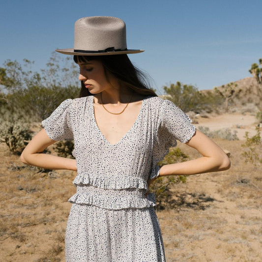 Men/Women Western Stetson Open Road Straw Hat Taupe