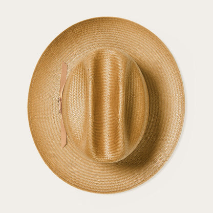 Men/Women Western Stetson Open Road Vented Straw Cowboy Hat Cognac